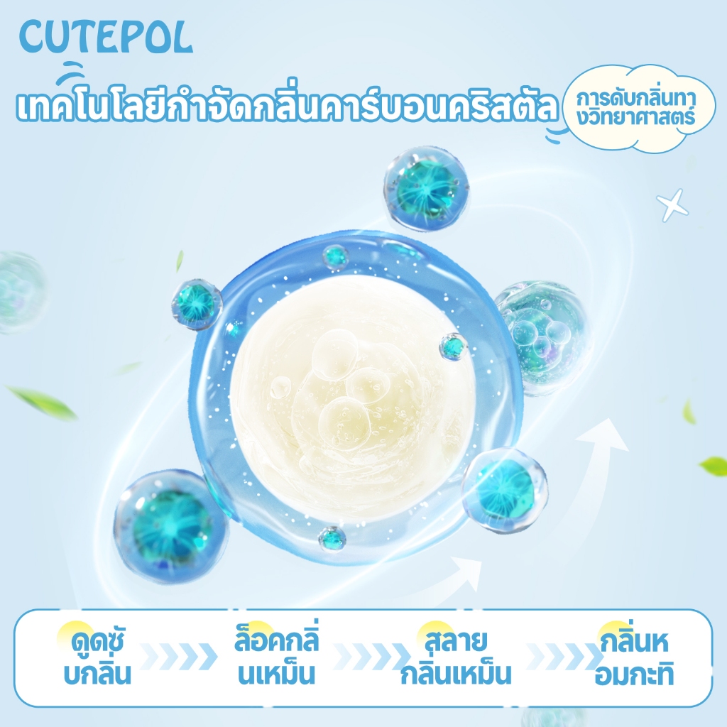 Cutepol ทรายแมอมันสำปะหลัง ธรรมชาติ 100% ดับกลิ่นดี ก้อนแข็ง 4L/1.25KG Cassava Cat Litter - รูปที่ 7