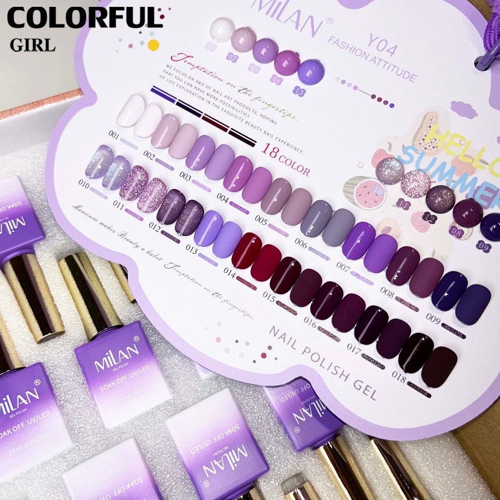 สีเจล Milan New🎉  มาใหม่18สีพาสเทลพร้อมส่งMilan มาใหม่18สีพาสเทลพร้อมส่งMilan มาใหม่18สี แถมชาร์ทสี น่ารัก - รูปที่ 3