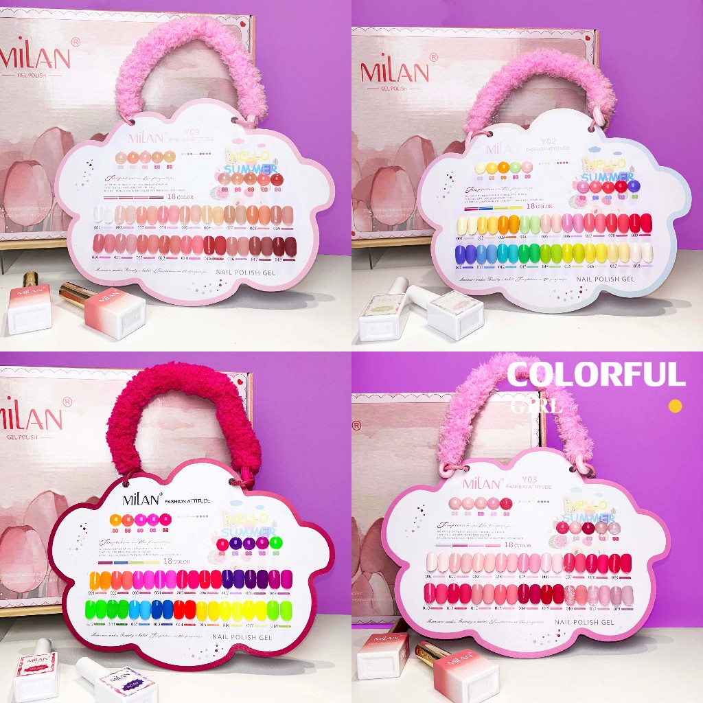 สีเจล Milan New🎉  มาใหม่18สีพาสเทลพร้อมส่งMilan มาใหม่18สีพาสเทลพร้อมส่งMilan มาใหม่18สี แถมชาร์ทสี น่ารัก - รูปที่ 2
