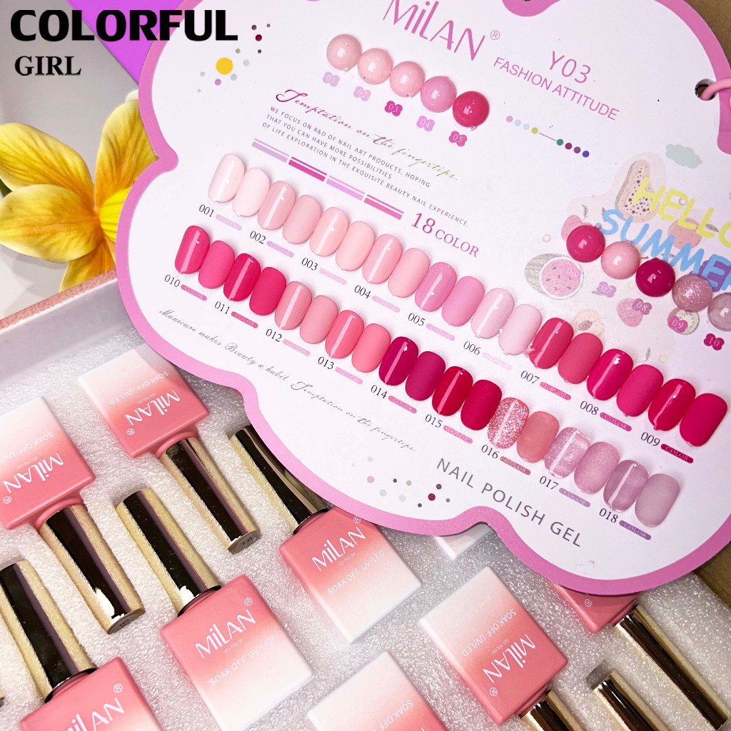สีเจล Milan New🎉  มาใหม่18สีพาสเทลพร้อมส่งMilan มาใหม่18สีพาสเทลพร้อมส่งMilan มาใหม่18สี แถมชาร์ทสี น่ารัก - รูปที่ 5