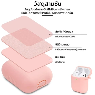 โอเซอร์ เคสซิลิโคนสําหรับ แอร์พอด 4 3 2 มือโปร 2 ปลอกซิลิโคนกันกระแทกป้องกัน