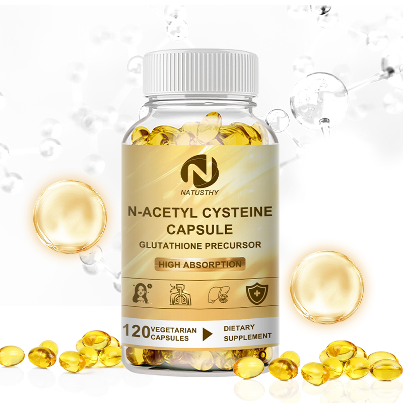 N-Acetyl-L-Cysteine Capsule Glutathione Precursor for Detox, Antioxidant, Liver, Brain, Skin Health