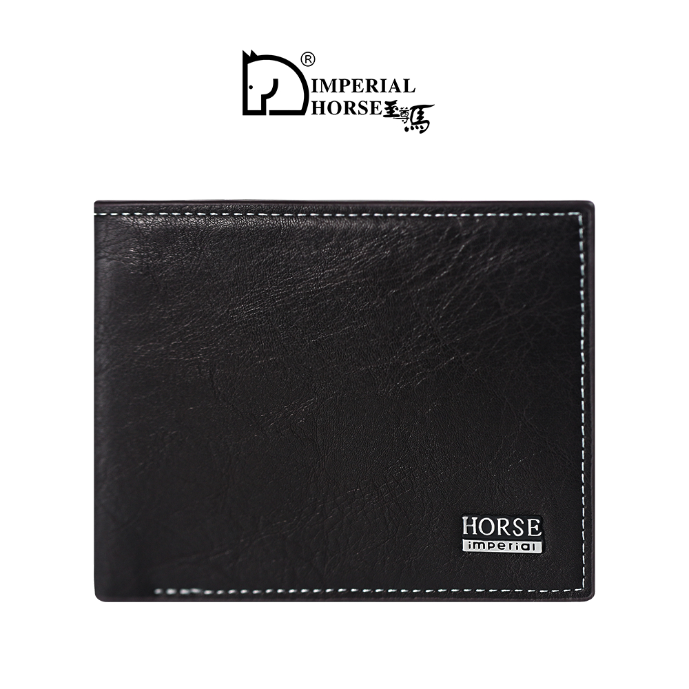 Imperial Horse Mens Pu Leather Bifold Clasp และซิปกระเป๋าสตางค์กระเป๋าสตางค์สําหรับผู้ชาย 311