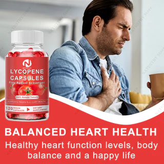 Lycopene Capsules Free Radical Scavenger 60 มก. สําหรับสารต้านอนุมูลอิสระ หัวใจ ผิว ภูมิคุ้มกัน สุขภาพ