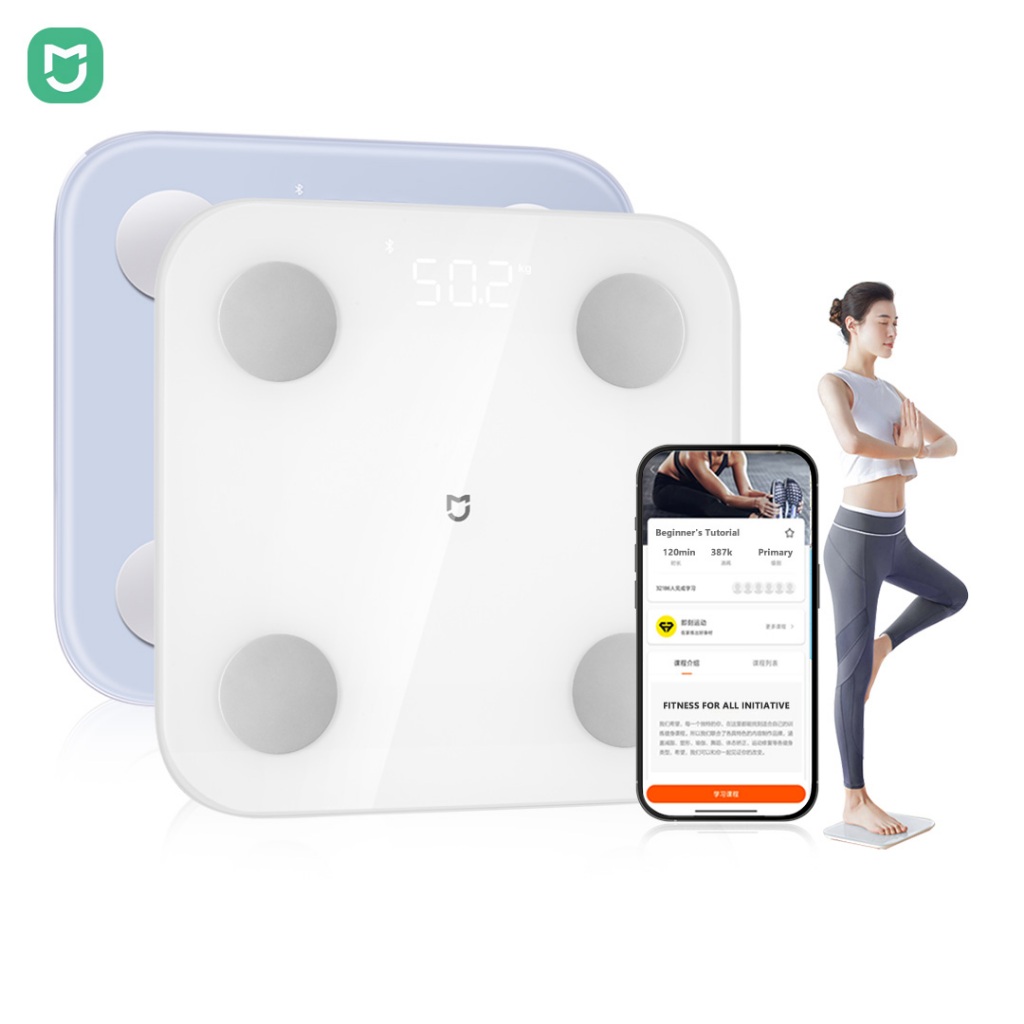 Mijia S400 Body Fat Scale Dual-Frequency BIA การชั่งน้ําหนักที่แม่นยํา 25+ สุขภาพเมตริกที่เป็นมิตรต่