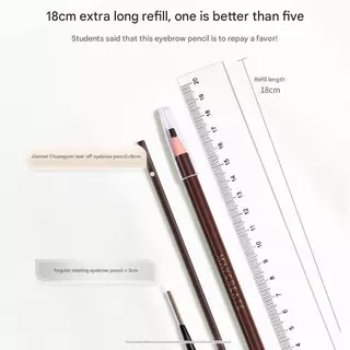 ดินสอเขียนคิ้วกันน้ําสีเครื่องสําอาง Art Microblading Eyebrow Definer Eye แต่งหน้า Non-Fading Hard Lead 12H ติดทนนานธรรมชาติ Smudge-Proof ปากกาคิ้วสําหรับบรรจุ Outlining