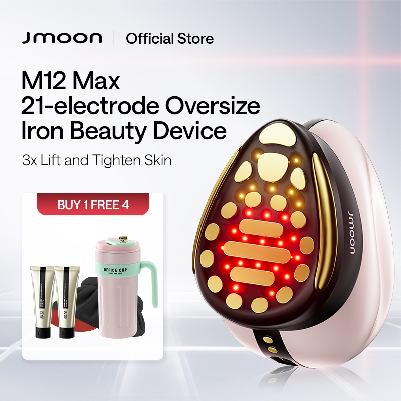 Jmoon M12 Max 12-electrode Oversize Iron Beauty Device 3x ยกกระชับผิวใช้ในบ้าน