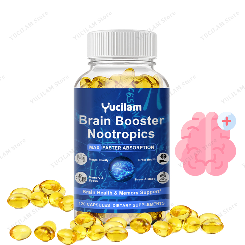 อาหารเสริมบํารุงสมอง Nootropics เพื่อความชัดเจนในจิต สมองความรู้ความเข้าใจ อารมณ์ สุขภาพภูมิคุ้มกัน
