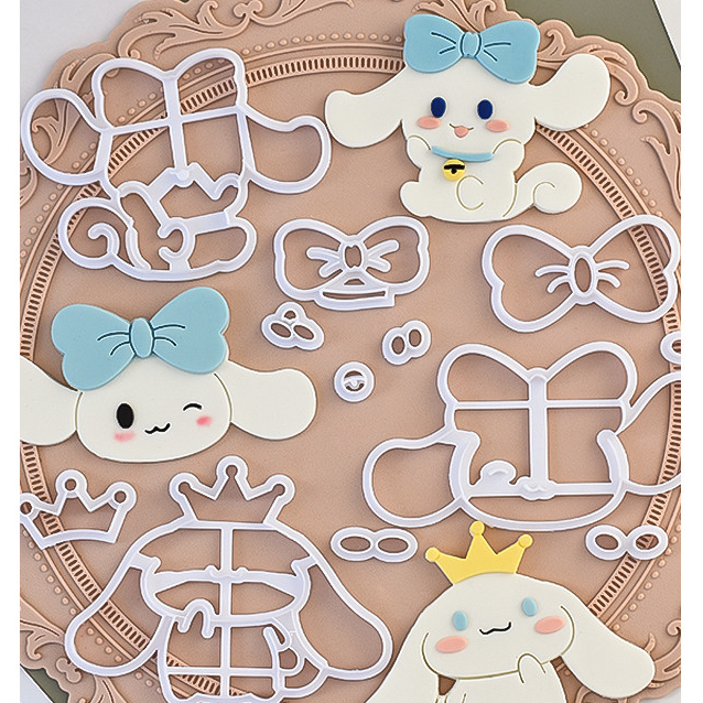 บิสกิต 3D การ์ตูนอบเชยสุนัข Pacha ตกแต่งเค้กวันเกิด Fondant อบ