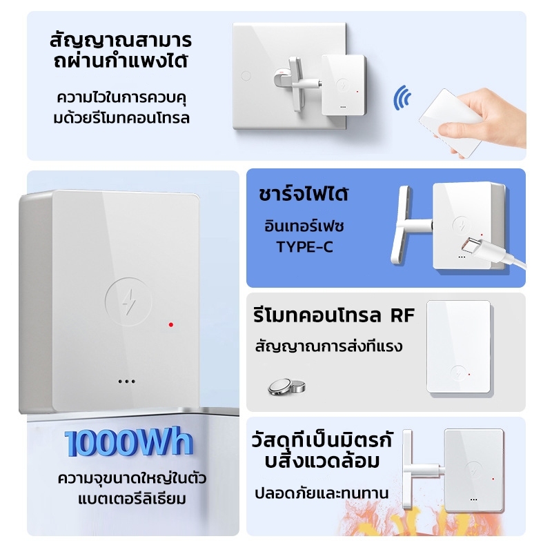RF Remote Control Switch ปุ่มสวิตช์ไฟไร้สาย ติดตั้งง่ายด้วยกาวในตัว ปุ่มเปิด/ปิด ควบคุมระยะไกล อุปกรณ์เสริม 7 ชิ้น ราคา ถูกที่สุด ดีลบีเคเค แกลเลอรีภาพที่ 3
