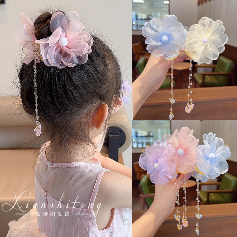 พู่เชยลายดอกไม้สำหรับเด็ก สไตล์ใหม่