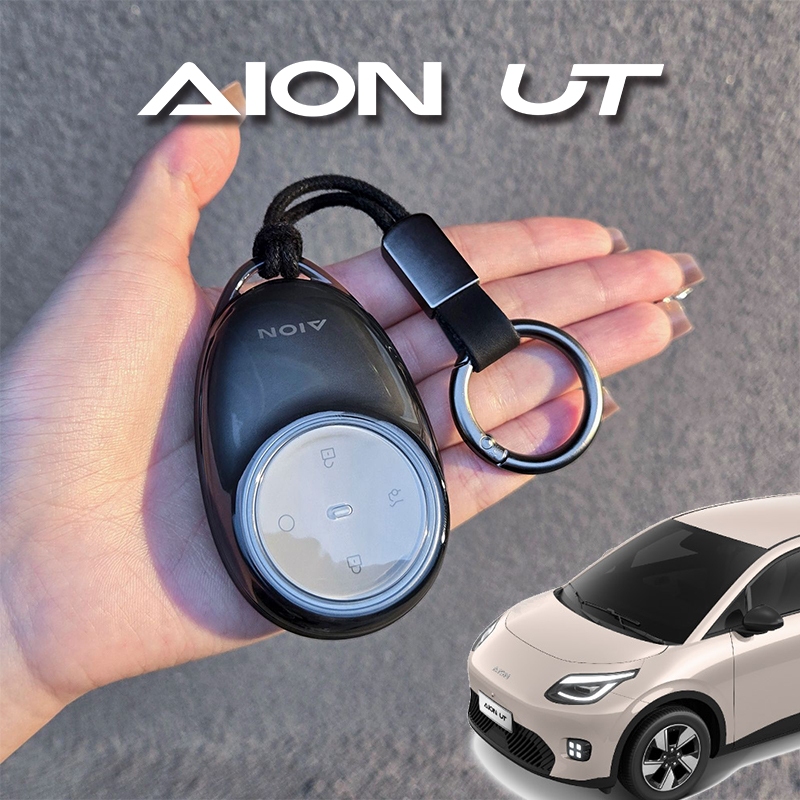 [โปรโมชั่น] ซิลิโคนครอบกุญแจรถ Aion UT V Y PLUS สีดำแบบใส ห่วงคล้องกุญแจ แข็งแรงทนทาน กันกระแทก 100% Aion อุปกรณ์เสริม