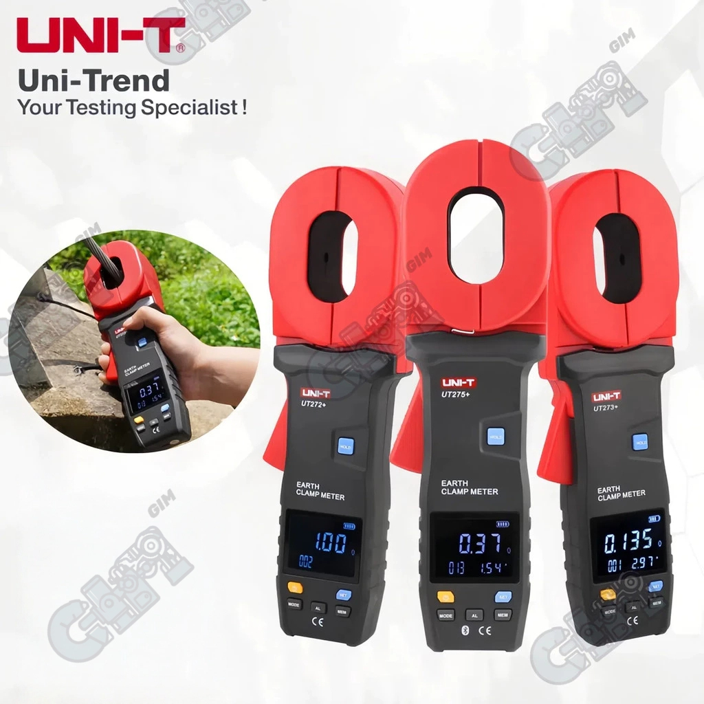 Uni-t UT272 + เครื่องทดสอบความต้านทานพื้นดิน, Clamp Ground Resistance Tester Resistance Tester, Curr