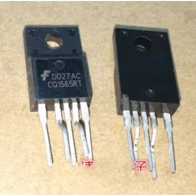 2 ชิ้น Original CQ1565RT TO-220F-5 FSCQ1565RTYDTU CO1565RT TO220F การจัดการพลังงาน IC