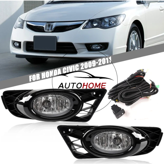 ไฟตัดหมอกชุดไฟตัดหมอกสําหรับ HONDA CIVIC FD FA 2009 2010 2011 รถกันชนหน้าโคมไฟ