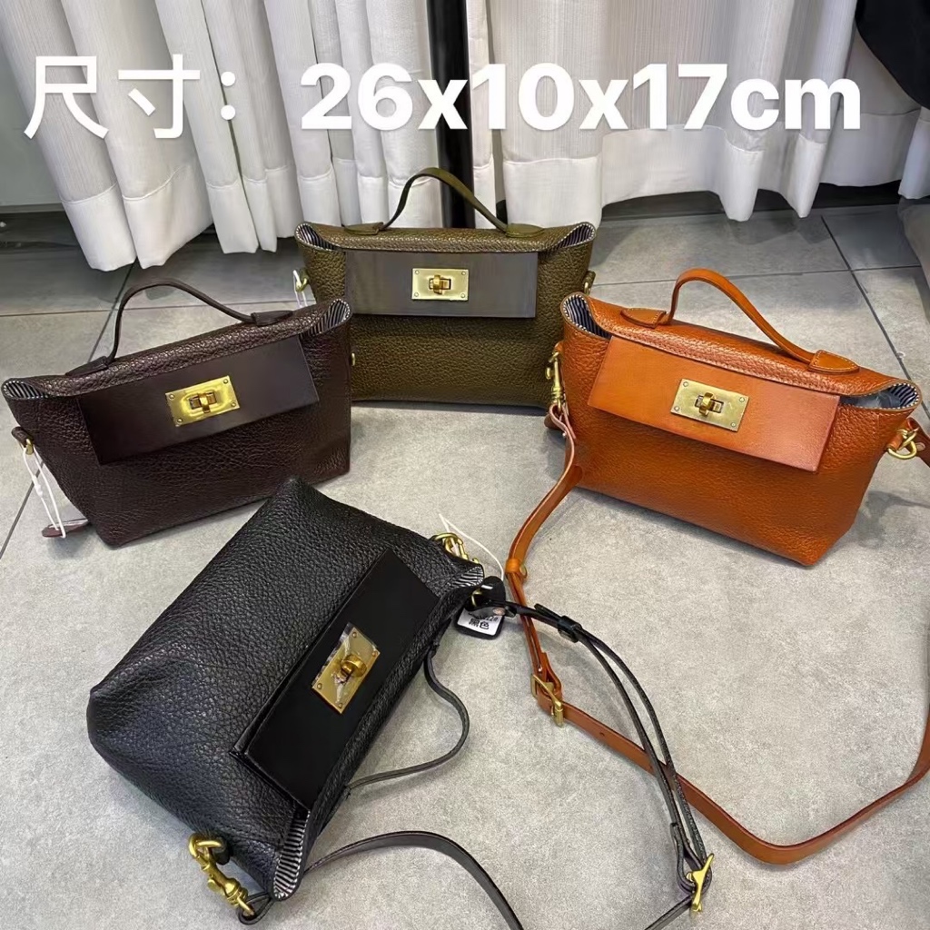 9122 คอวัวลายต้นไม้ครีมผักฟอกหนังวัว ykk ซิป 2424 กระเป๋าสะพายข้าง