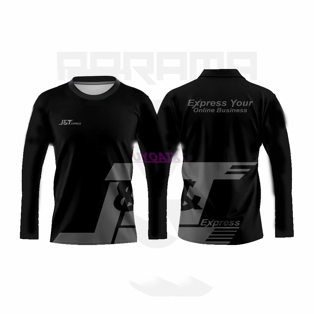 พารามา!! | Original Jnt Express Jersey พิมพ์เต็ม Cool J&t Package Courier Driver เสื้อผ้า