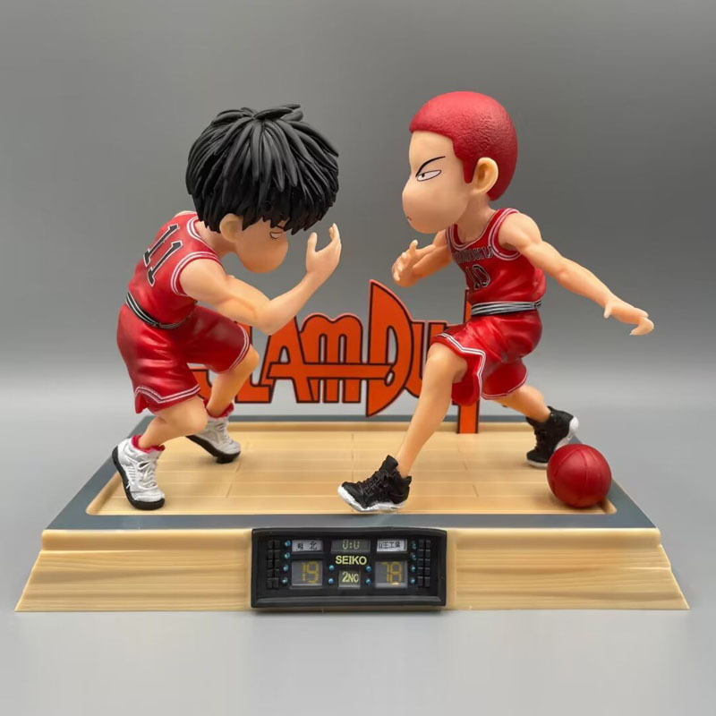 17 ซม.อะนิเมะ Slam Dunk รุ่น Q Sakuragi Hanamichi Rukawa Kaede ตัวเลขการกระทําตุ๊กตาเครื่องประดับรถของเล่นเด็กเค้กตกแต่ง