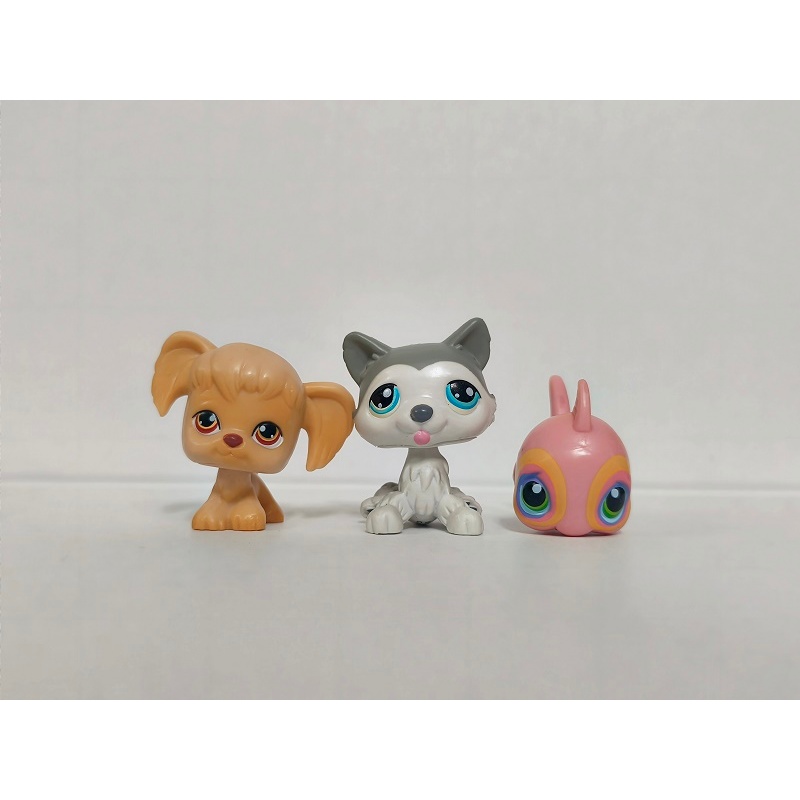 3 ชิ้น/ล็อต LPS รูปสุนัขโปรโมชั่นปลา #26#69  Littlest Pet Shop ของเล่น