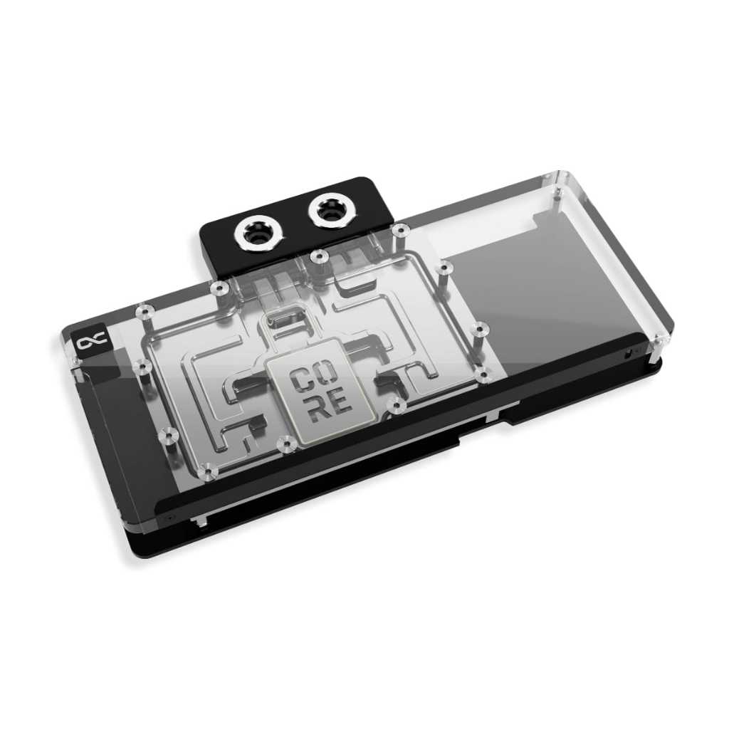 Alphacool Core RX 9070 XT Mercury GPU Water Cooler พร้อม Backplate