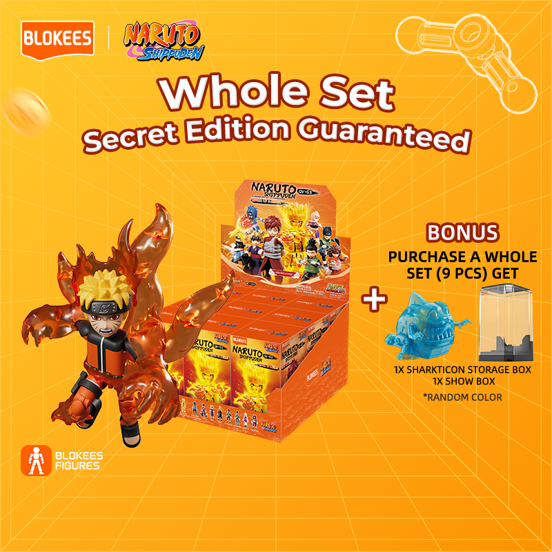 [ใหม่] BLOKEES Figures Naruto Blind Box Galaxy Version Blocks Figures Toys