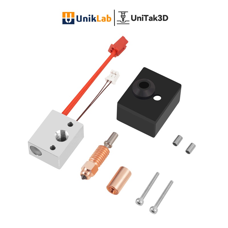 【UniTak】Creality 3D Printer การอัพเกรด Ender 3 S1 Extruder Hotend หัวฉีดแบบเปลี่ยนเร็ว Integrated Bi-Metal Heatbreak 0.4mm for Creality Ender 3 S1 Plus,Ender 3 S1 Pro,CR-10 Smart Pro 3D159