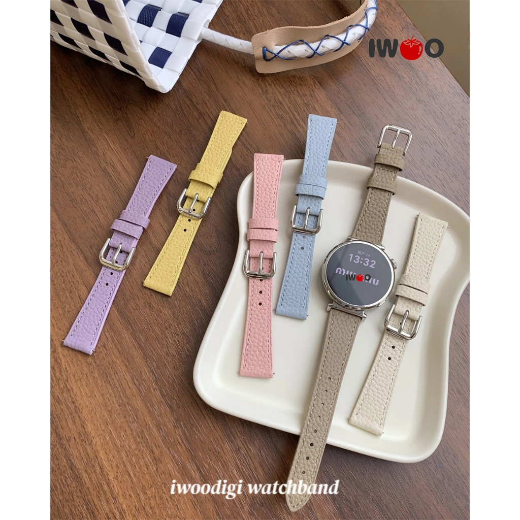สําหรับนาฬิกา Huawei GT6/GT5/GT4 41 มม./gt5pro/watch5 42 มม./Garmin venu 3s/2s ของแท้หนังสุภาพสตรี