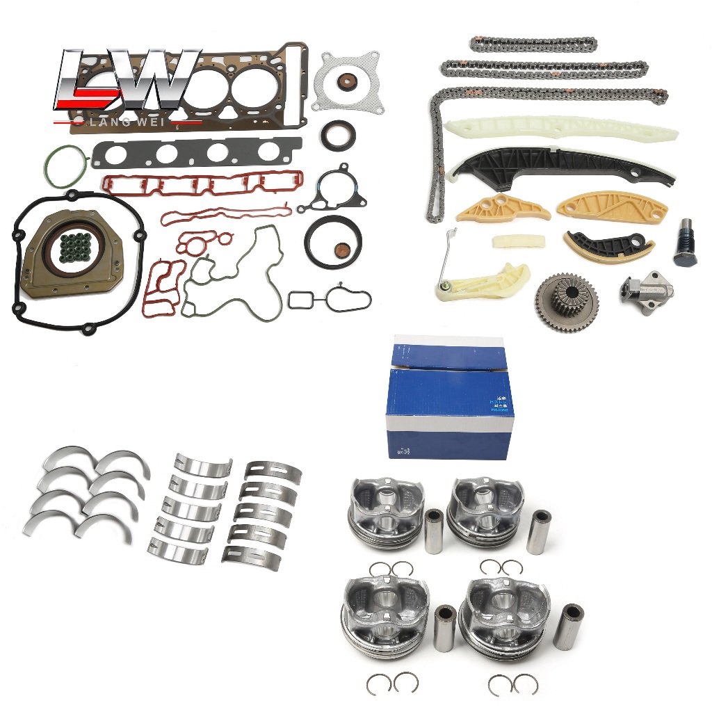 06H 107 065 DD เครื่องยนต์ลูกสูบ Chain Tensioner Overhaul Rebuild ชุดซ่อมสําหรับ Audi A3 A4 A5 Q5 TT