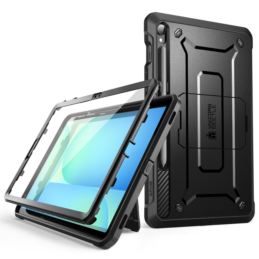 SUPCASE Unicorn Beetle Pro สําหรับ Samsung Galaxy Tab S10 FE/Tab S9 FE 10.9 นิ้วพร้อมขาตั้งในตัวป้องกันหน้าจอพร้อมที่วางปากกา S Full Body Heavy Duty ฝาครอบแท็บเล็ตที่ทนทาน