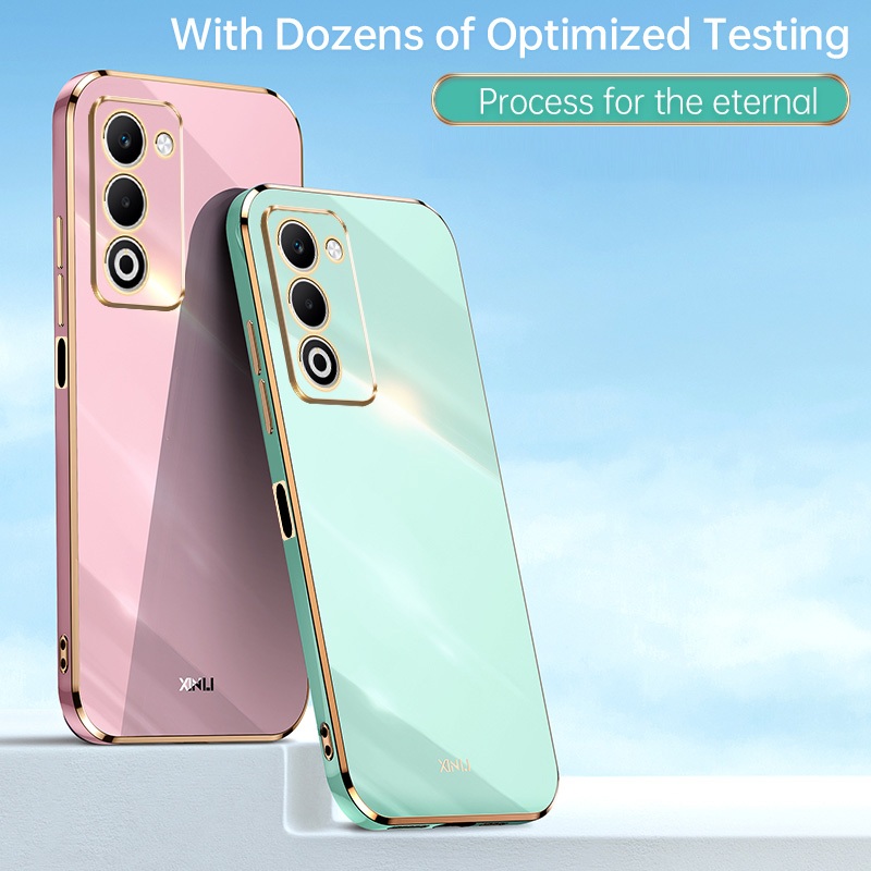 สําหรับ OPPO A5 4G/A5 5G Soft Case Electroplated กันกระแทกซิลิโคนอ่อนนุ่ม TPU เคสโทรศัพท์