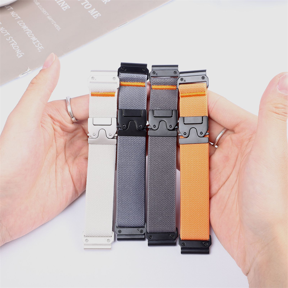 22 มม.26 มม.สายไนลอนสําหรับ Garmin Descent G1 G2 / Enduro 3 2 Band กีฬา Quick-release portged สายนาฬิกา