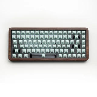 Womier WD75 V2 QMK/VIA คีย์บอร์ดเกมไม้ 8000mAh Tri-Mode ไร้สาย Custom RGB Hot Swappable คีย์บอร์ด