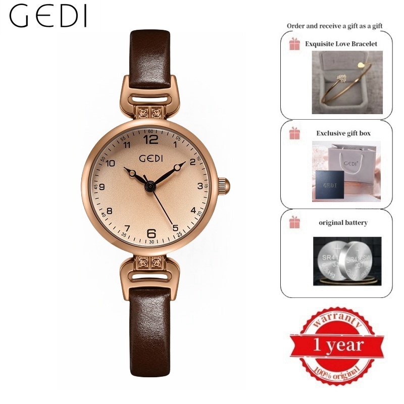 GEDI นาฬิกาผู้หญิง เกดี 31018 นาฬิกาเข็มขัด