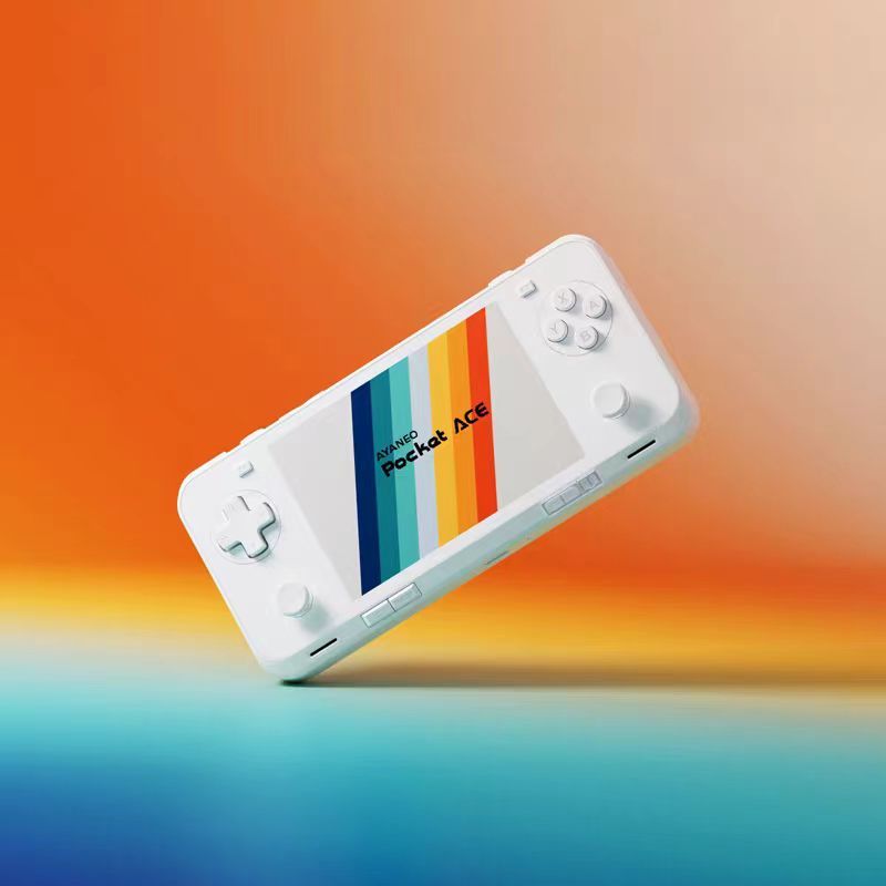 [สั่งซื้อฟรีฟิล์ม+หมวกจอย+เคสป้องกัน] ayaneo pocket ace Android มือถือคอนโซลเกมประสิทธิภาพสูงติดตั้งล่วงหน้า Pegasus ด้านหน้า Retro เกม