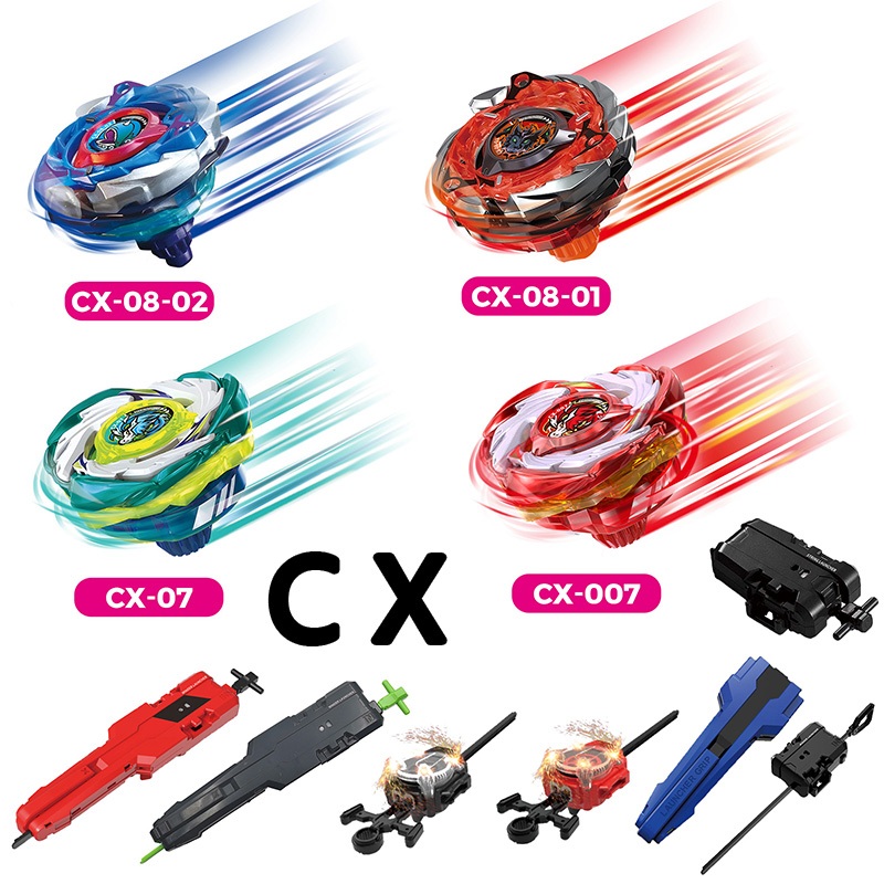 BX Bey X เบย์เบลด  CX-07 เบย์เบลด x CX-007 CX-08-01 CX-08-02 โลหะผสมของขวัญของเล่นเด็กผู้ชายชั้นนํา