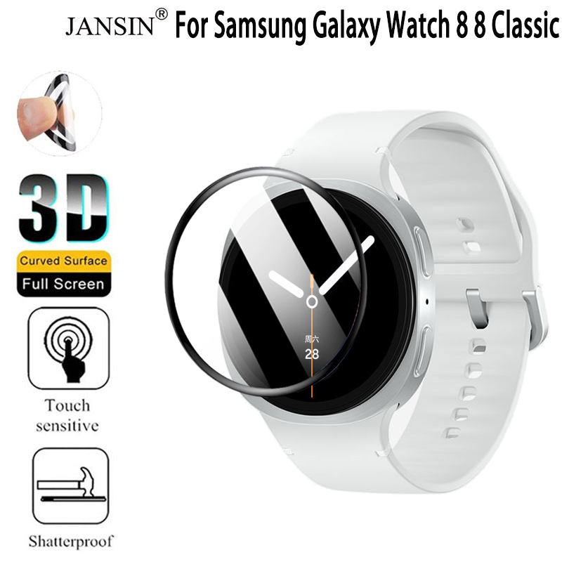 ฟิล์มกันรอย Samsung Galaxy Watch 8 8 Classic 40มม 44มม ฟิล์ม 3D Film TPU Film ฟิล์ม สําหรับ Samsung 