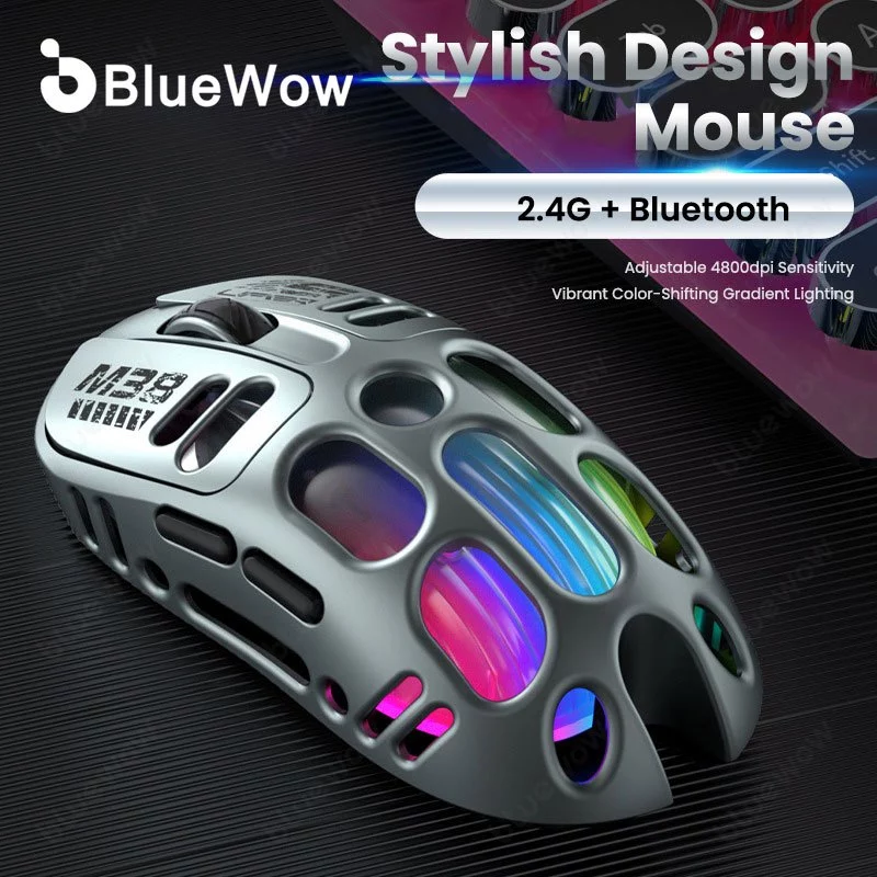 BlueWow เมาส์เกมมิ่งไร้สาย Luminous Light