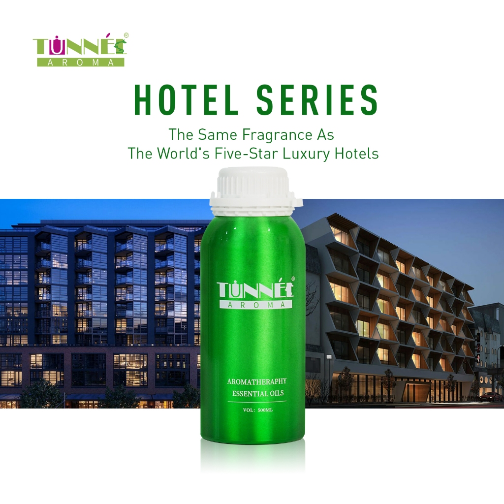 AROMA TUNNEL 100ML/500ML 5 Star Hotel Series အော်ရိုမာ 디퓨저용 သန့်စင်မွှေးကြိုင်တဲ့ မရှိန်ရေ/အရည် (Essential Oil)