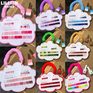 Milan New 18 สีเจลกลิตเตอร์ ยกเซต หลายสี พร้อมชาร์ทสี