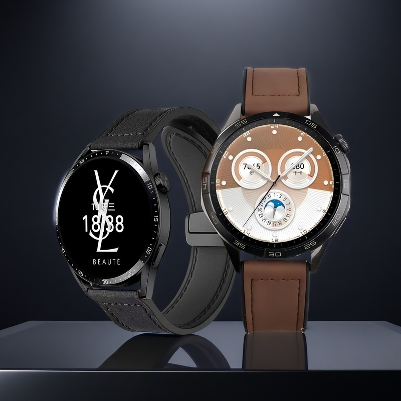 สําหรับนาฬิกา ONEPLUS Watch | 2 | 3 สายสร้อยข้อมือหนังกันน้ํา cowhide สายรัดข้อมือกีฬาสําหรับ ONEPLU