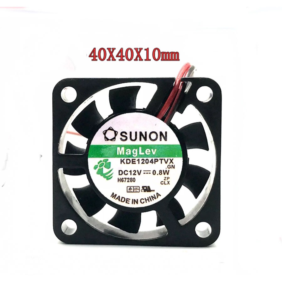 SUNON Jianzhun 4 ซม.4010 12V 0.8W KDE1204PTVX แชสซีพัดลมระบายความร้อนพัดลม