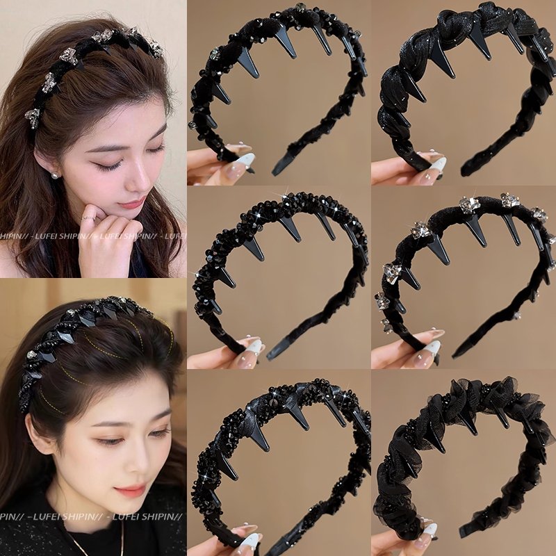 แถบคาดศีรษะฟัน Headwear ผู้หญิง 2026 สไตล์ใหม่ Hairpin High-End ที่คาดผม
