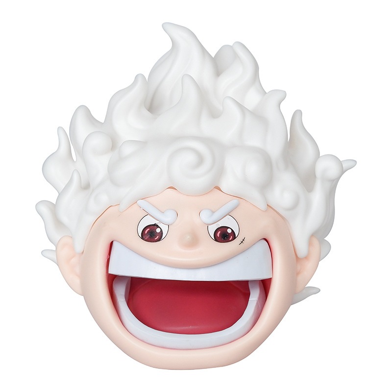 ในสต็อก 12 ซม.อะนิเมะ One Piece Nika Luffy ยิ้ม Face Action PVC การ์ตูนตัวเลข Kawaii ตกแต่งโต๊ะรูปปั้นของเล่นเด็กของขวัญ