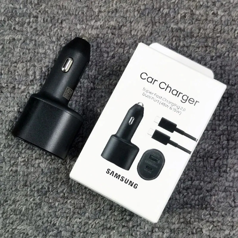 Samsung S25 S24 Plus 45W Super Fast Charging 2.0 Car Charger 5A ประเภท C สําหรับ Galaxy Z Flip พับ 6