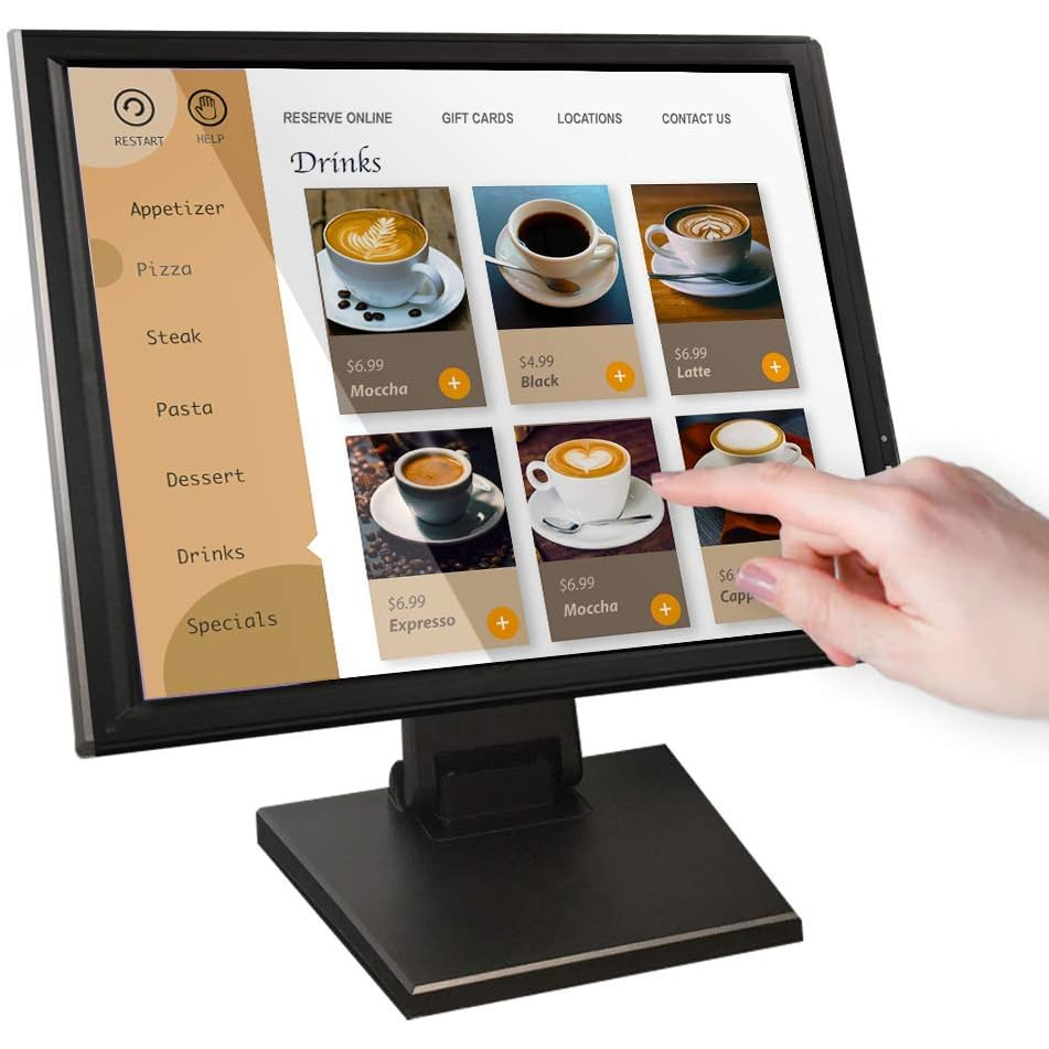 จอภาพแบบพกพา10/10.1/15.6/17/22 นิ้ว 100%sRGB / 75Hz สําหรับจอคอมพิวเตอร์เครื่องบันทึกเงินสด capacitiverestrial touch / PS5 / Nintendo Switch / Xbox /pc