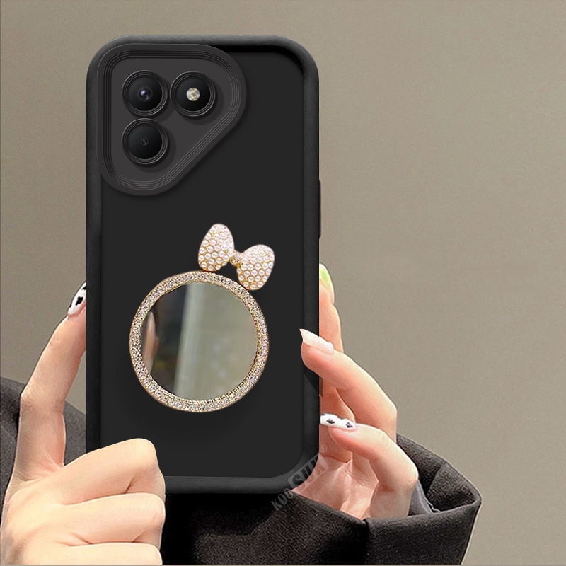 เหมาะสําหรับ Tecno Pova 8 7 6 5 Pro 4G 5G เคสโทรศัพท์อินเทอร์เน็ตคนดังแฟชั่นผู้หญิงกระจกแต่งหน้า,ปลอกป้องกันการตก