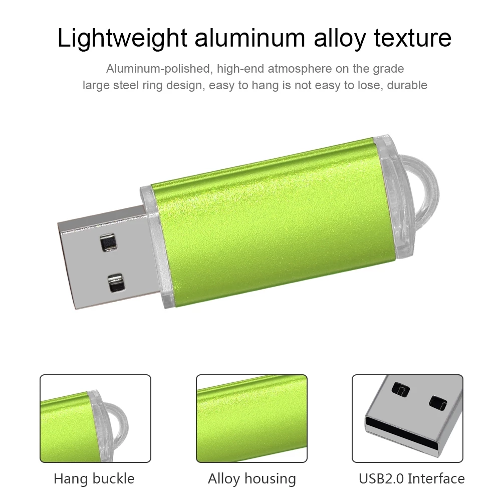 USB 2.0 แฟลชไดรฟ์โลหะ 128GB กันน้ําหน่วยความจําแบบพกพา Stick 64GB ไดรฟ์ปากกา 32GB pendrive 16GB 8GB U Disk 4GB thumbnail 9