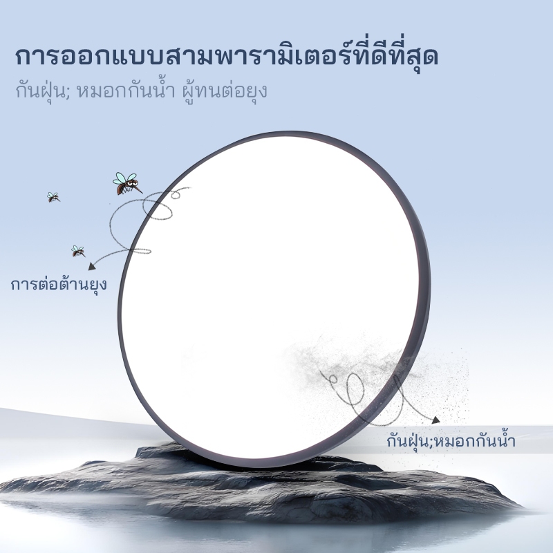 3 สี, โคมไฟเพดาน LED แบบปรับได้ 20w 36w 48w โคมไฟเพดานทรงกลมสไตล์โมเดิร์น, ทินเนอร์ไฟแช็กเหมาะสําหรับห้องนอน, ห้องครัว - รูปที่ 3