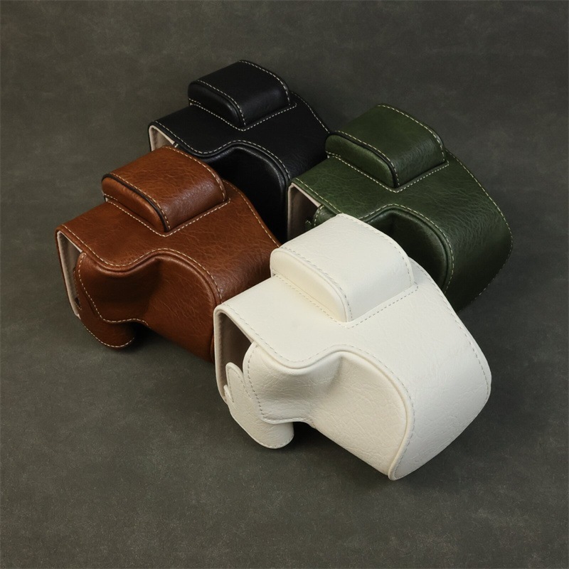 Canon EOS R50 R100 กระเป๋ากล้องหนัง Pu สําหรับ Canon EOS R50 r100