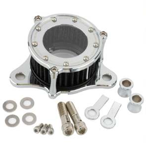 ตัวกรองอากาศอลูมิเนียมใส ดัดแปลง สําหรับ Harley Sportsman XL883 1200 X48 - รูปที่ 6